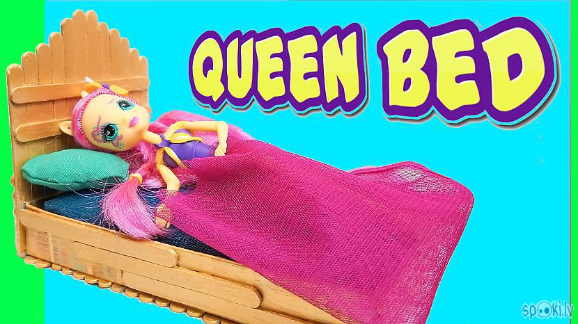 DIY Miniature Doll Bed