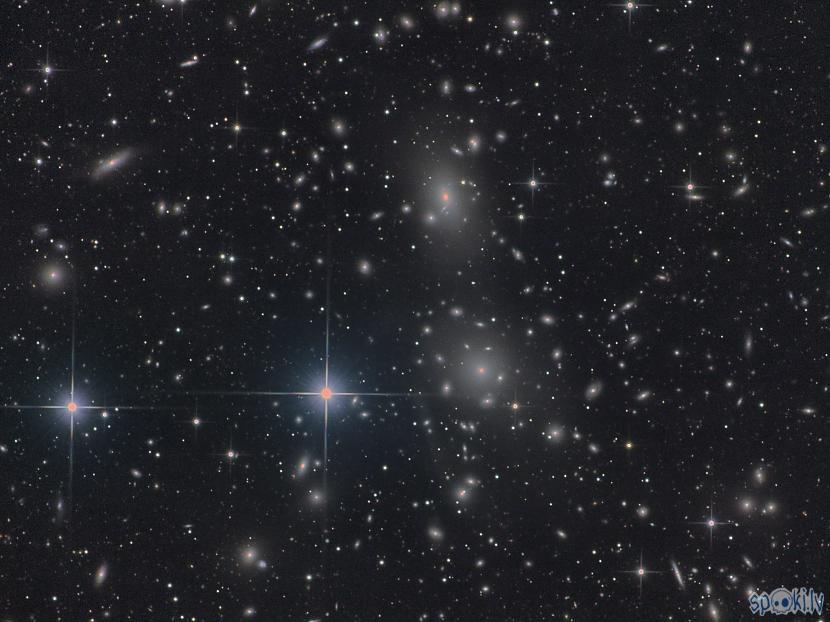 Abell 1656 galaktiku kopa... Autors: peleks Astrofotogrāfēšana 3.daļa