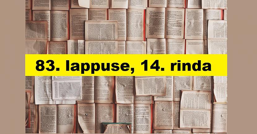 BEIDZIES: Atrodi grāmatā rindiņu, kura raksturo Tavu mīlas dzīvi