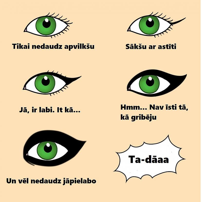 Es un acu zīmulis Un nemaz... Autors: The Diāna 20 situācijas, kurās sevi atpazīs ikviena sieviete