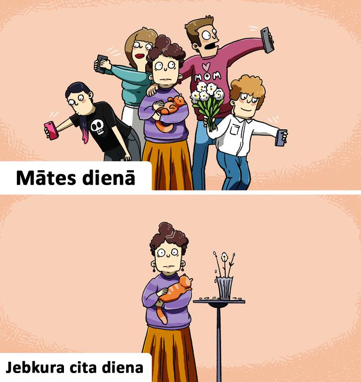 nbspKāda nozīme svētkiem ja... Autors: matilde Brutāli patiesas ilustrācijas, kas ir kā spogulis modernajai pasaulei