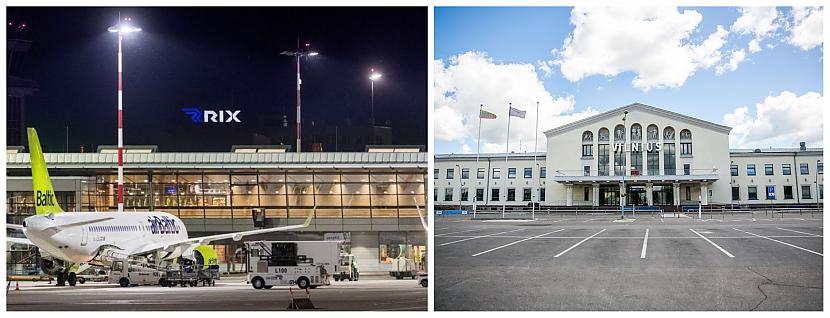 Abu pilsētu galvenās lidostas Autors: Little rocket man Rīga vs Viļņa