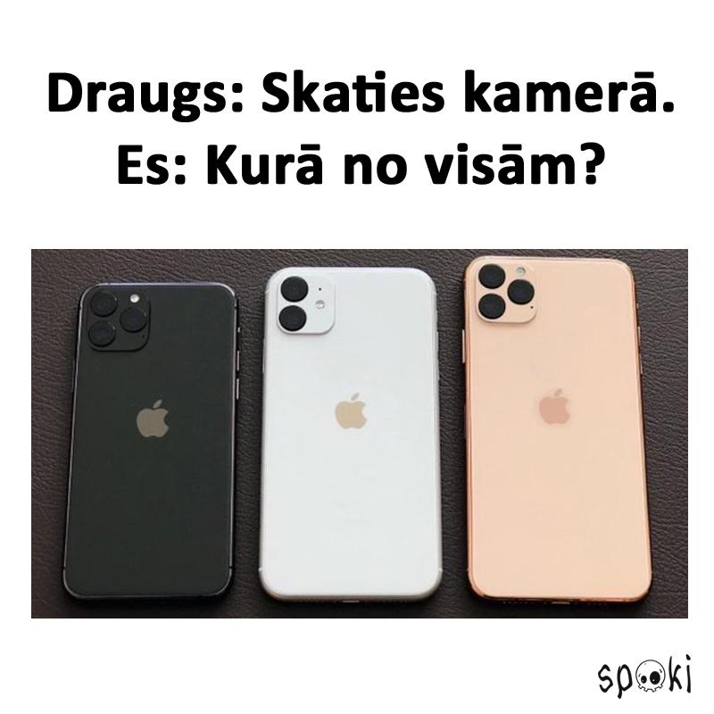 Autors: matilde Smieklīgas memītes par jauno iPhone 11 ar trīs kamerām