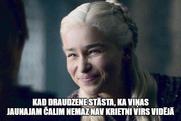 Autors: Gotfridis "Game of Thrones" memītes, "krietni virs vidējā" kvalitātē