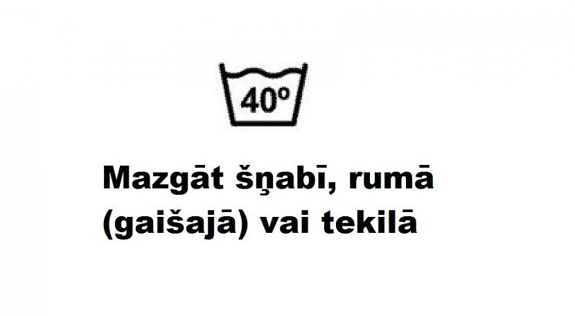 Autors: The Diāna Humoram: Vai zini, ko patiesībā nozīmē šie simboli veļas mazgāšanai?