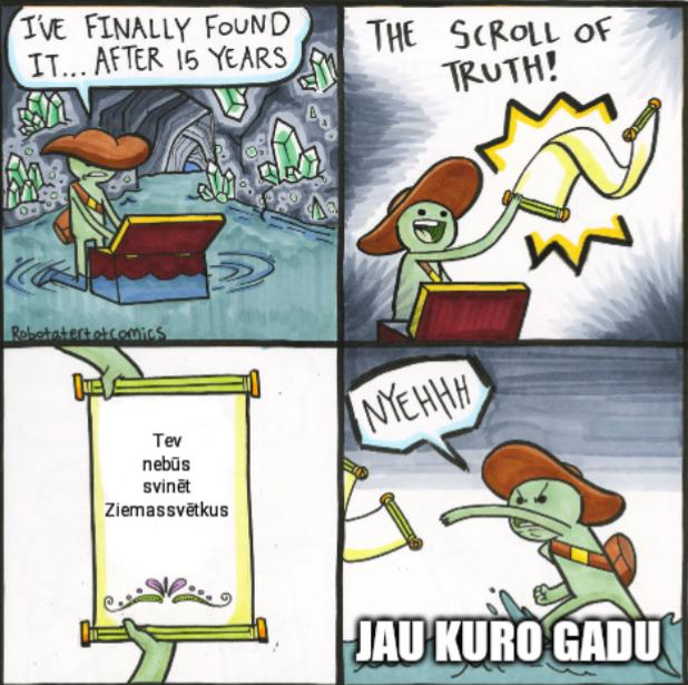 Autors: Eipene Memītes par Ziemiņsvētku tuvošanos... (10 memes)