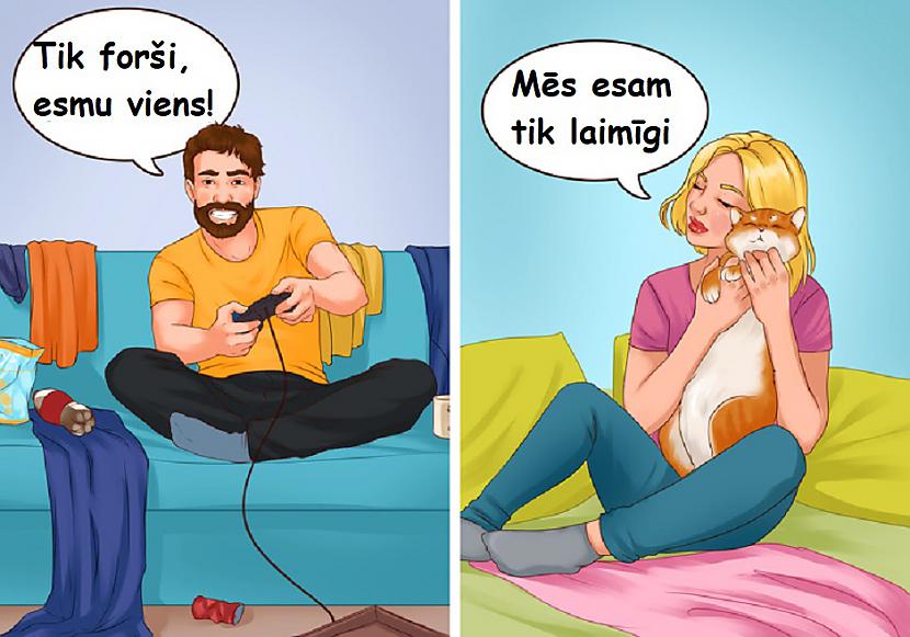 nbspPārāk ilgi viensDiezgan... Autors: Lestets 12 lietas, ko sievietes un vīrieši uztver pilnīgi dažādi
