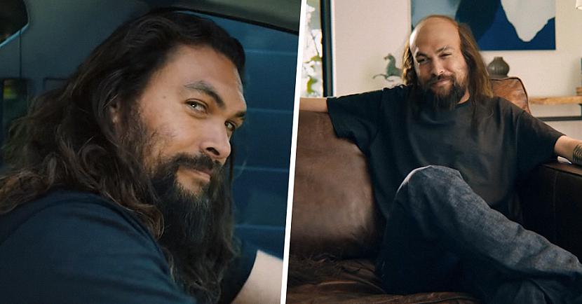 Video: Izskatīgais Džeisons Momoa «Super Bowl» reklāmā izmainās līdz nepazīšanai