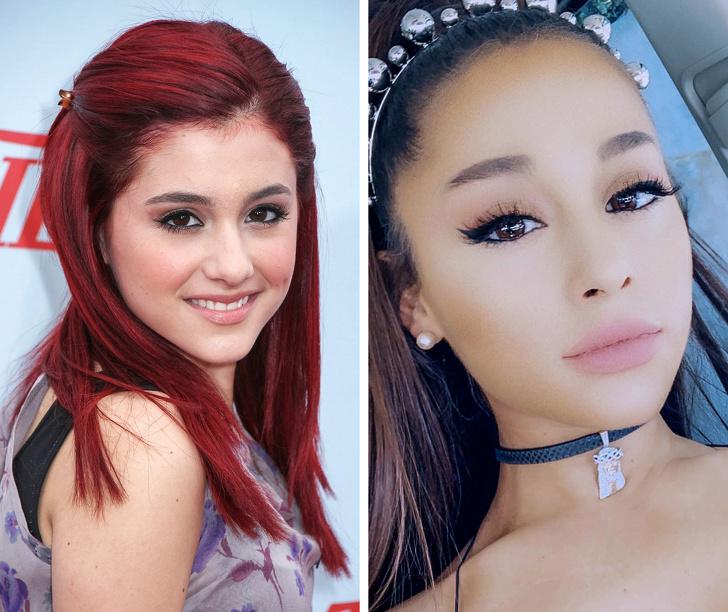 Lūk Ariana Grande ir viena... Autors: matilde 16 slavenības, kuras pēdējo gadu laikā ir drastiski mainījušas savu izskatu