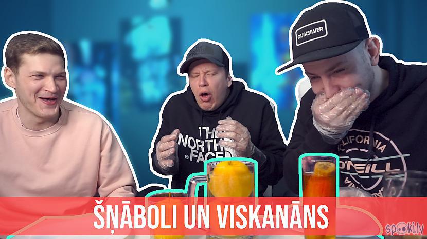 Šņāboli un bananiskijs. Pagaršojām augļus izmērcētus šņabī un viskijā.