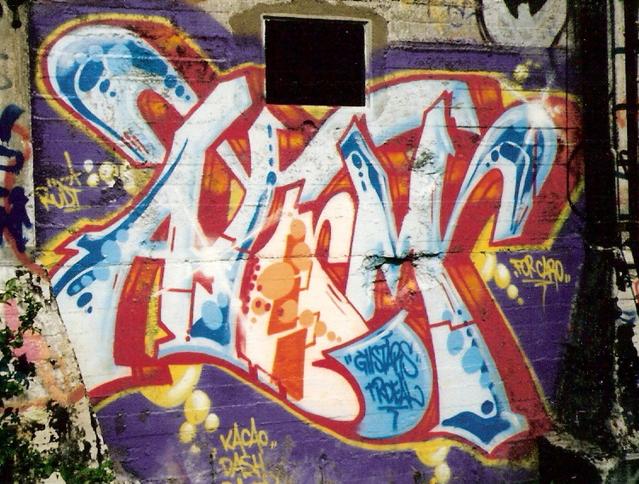 Atom Graffiti Art Spoki