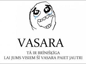 Kāda ir mana vasaras diena