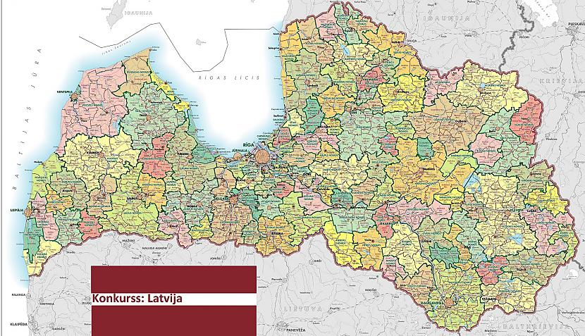 latvija karta Konkurss: Latvija 1. kārta   Spoki latvija karta
