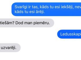SMS pērles 5: Tu esi stāvoklī vai neesi?!