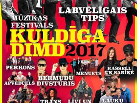 MŪZIKAS FESTIVĀLS “KULDĪGA DIMD 2017”