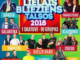 Izsoles: LIELAIS BLIEZIENS TALSOS 2018