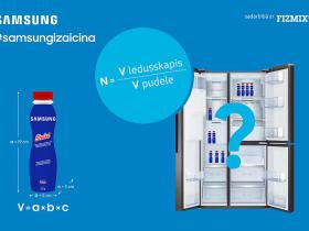 Pirmo reizi Latvijā noteiks, cik ietilpīgs ir Samsung ledusskapis