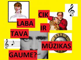 TESTS: Cik laba ir Tava mūzikas gaume?