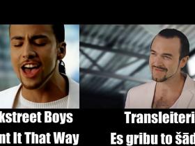 Transleiteris vs Backstreet Boys