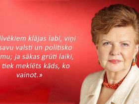 Labākie Vairas Vīķes - Freibergas citāti par latvieti un Latviju