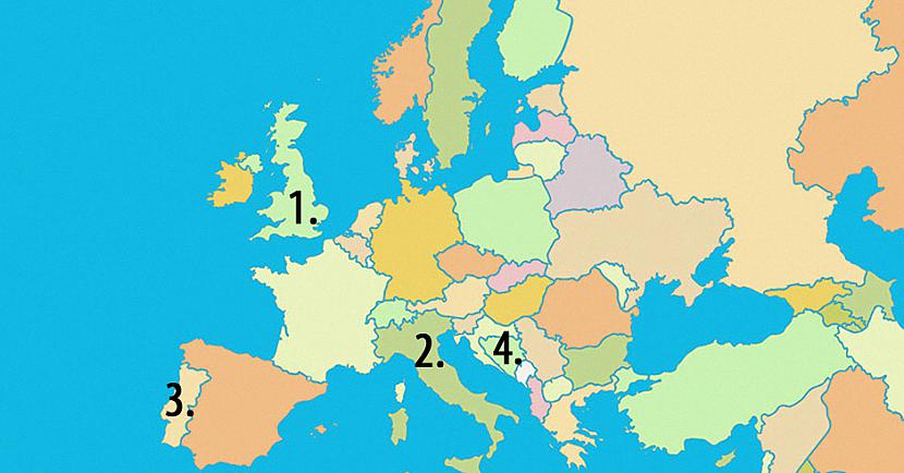 Tests Vai Zini Kur Atrodas Sis Valstis Geografiska Karte Spoki